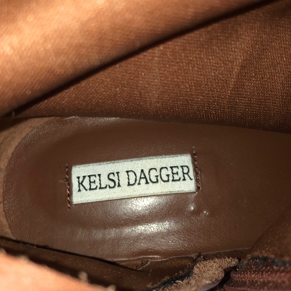 Kelsi Dagger tall brown leather Libby Boots - Picture 14 of 16